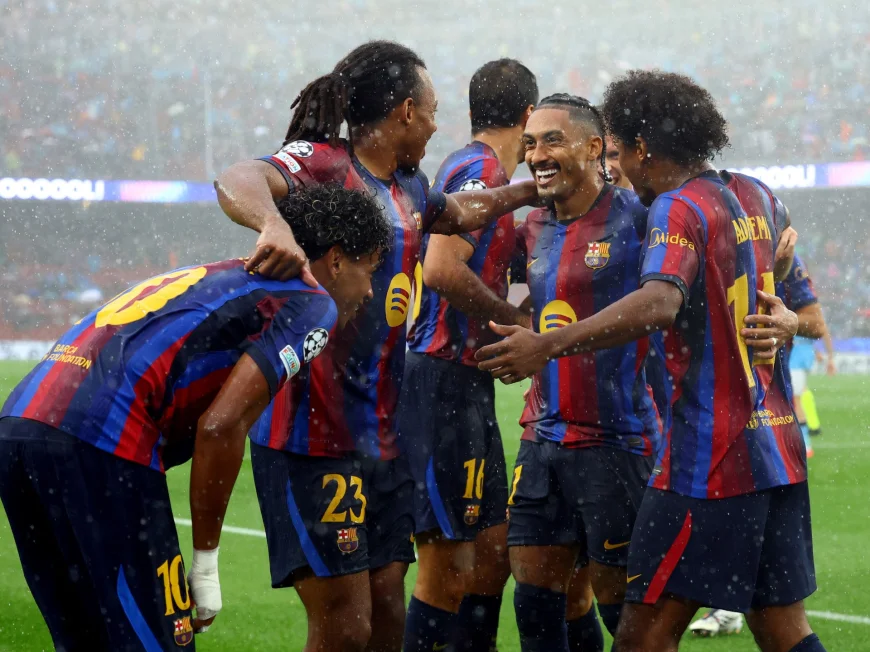 إحصائيات برشلونة وراسينج سانتاندير في مباراة السبعية